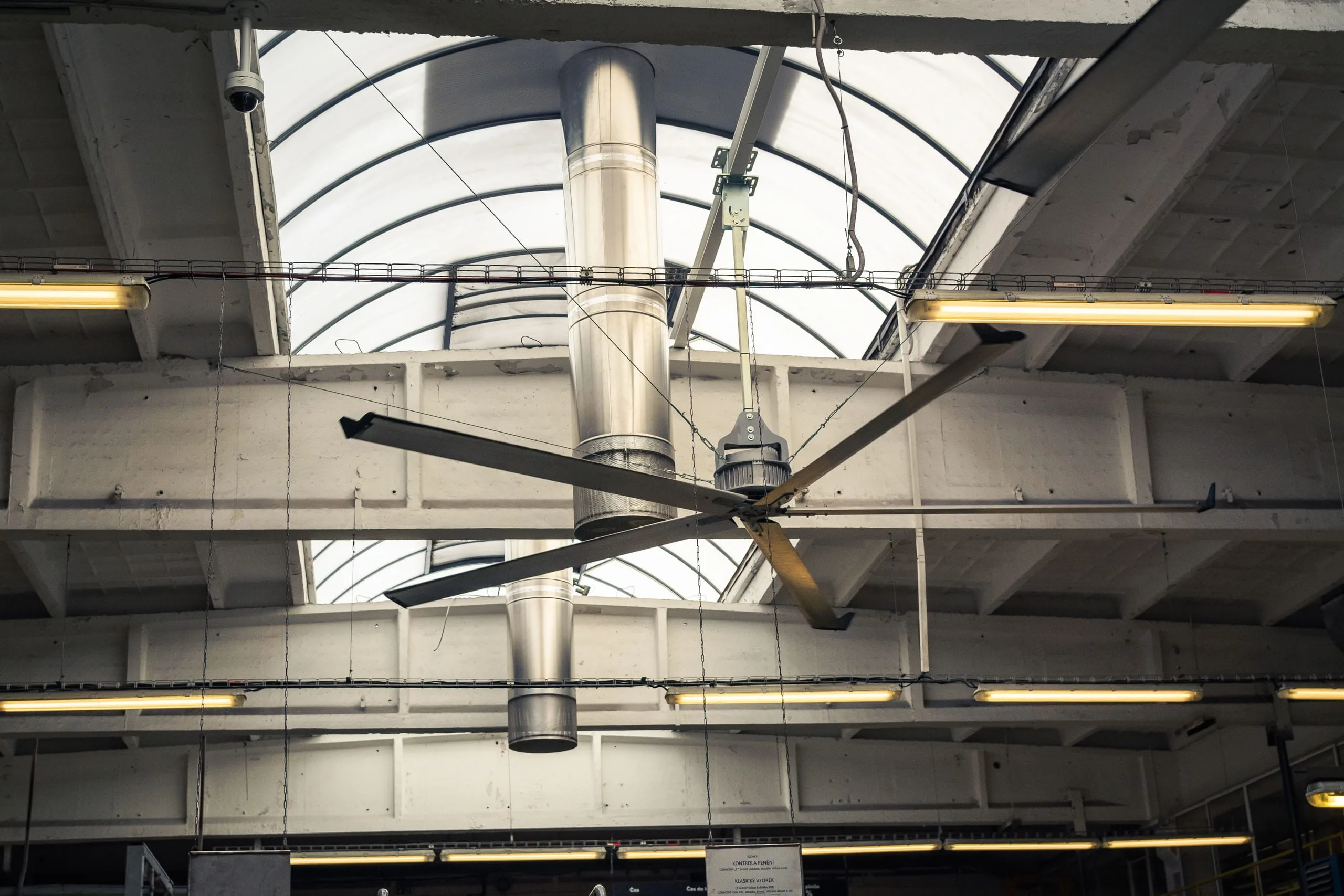 HVLS destratifikátory