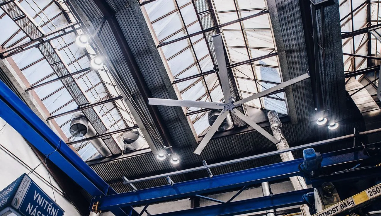 HVLS destratifikátory