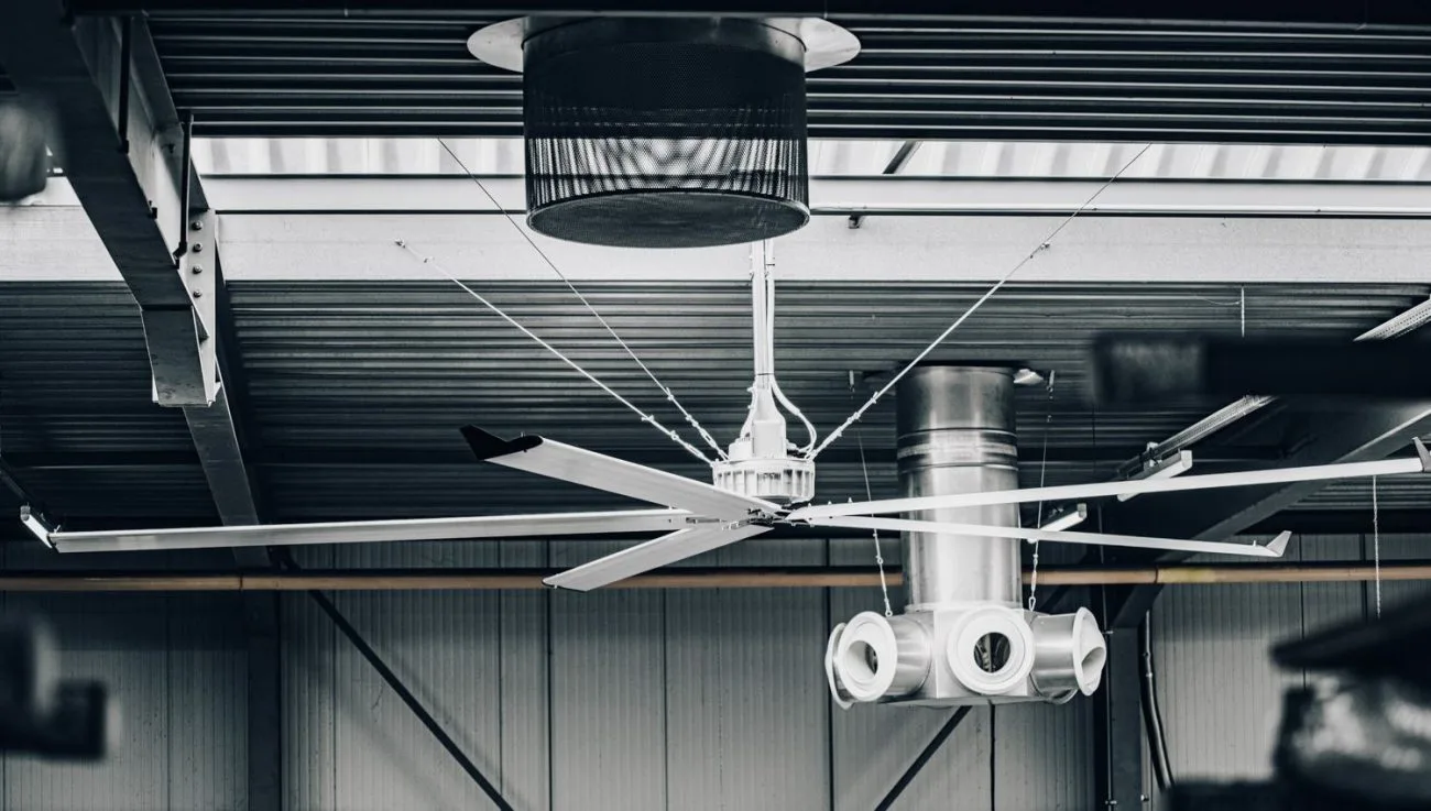 HVLS destratifikátory
